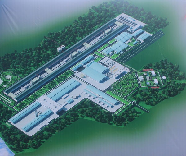 An artist impression of the Dak Nong aluminum plant (Photo: SGGP) An artist impression of the Dak Nong aluminum plant (Photo: SGGP)